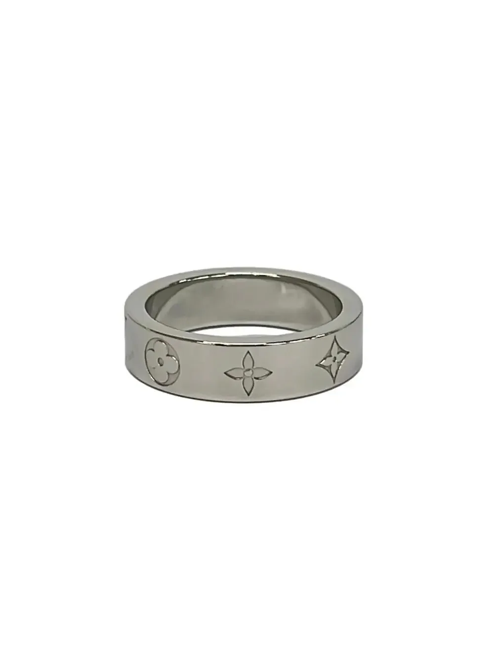 Louis Vuitton Ring Lv Mosaic Silver #296587L61B
